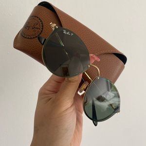 Great condition Ray Ban BLAZE ROUND Polarized sunglasses